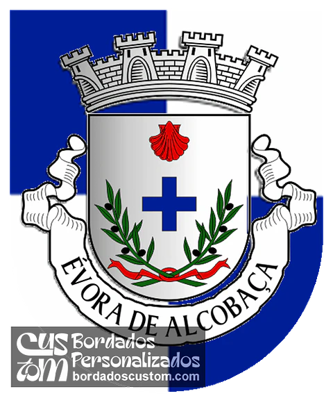 Emblema Bordado Freguesia de Évora de Alcobaça (Alcobaça, Leiria)