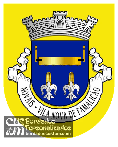 Emblema Bordado Antiga Freguesia de Novais (Vila Nova de Famalicão, Braga)