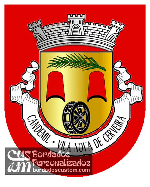 Emblema Bordado Antiga Freguesia de Candemil (Vila Nova de Cerveira, Viana do Castelo)