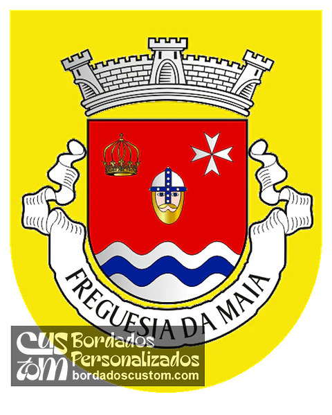 Emblema Bordado Antiga Freguesia de Maia (Maia, Porto)