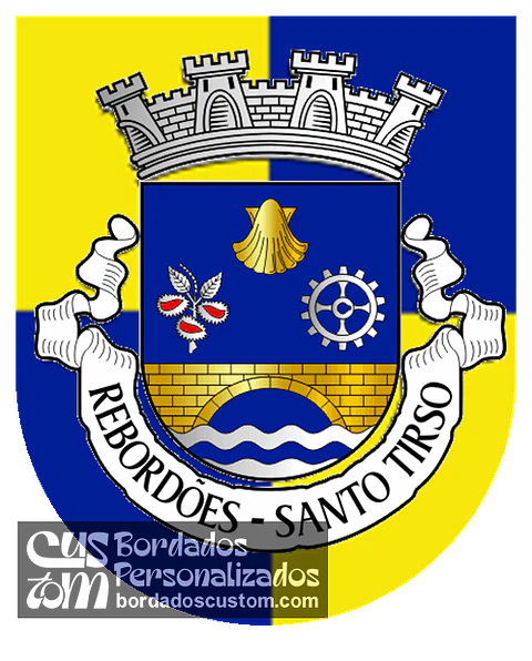 Emblema Bordado Freguesia de Rebordões (Santo Tirso, Porto)