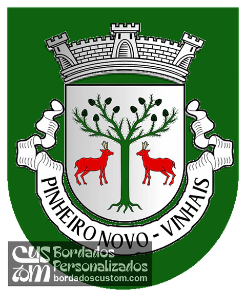 Emblema Bordado Antiga Freguesia de Pinheiro Novo (Vinhais, Bragança)