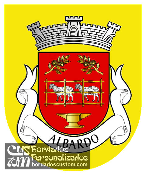 Emblema Bordado Antiga Freguesia de Albardo (Guarda, Guarda)