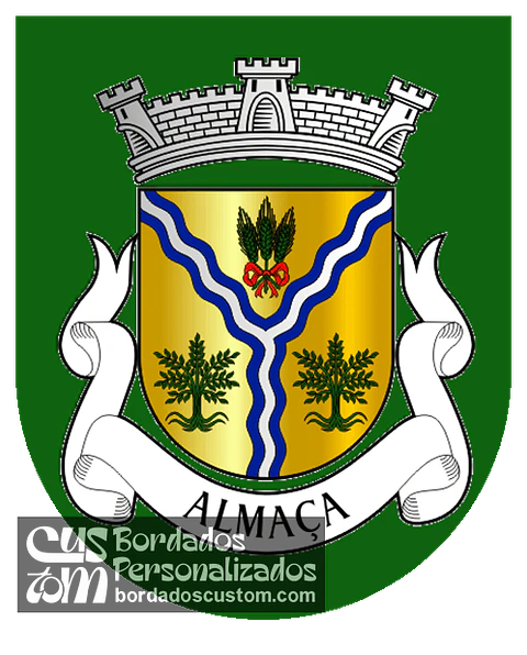 Emblema Bordado Antiga Freguesia de Almaça (Mortágua, Viseu)