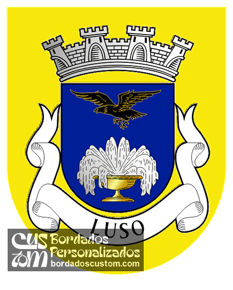 Emblema Bordado Freguesia de Luso (Mealhada, Aveiro)