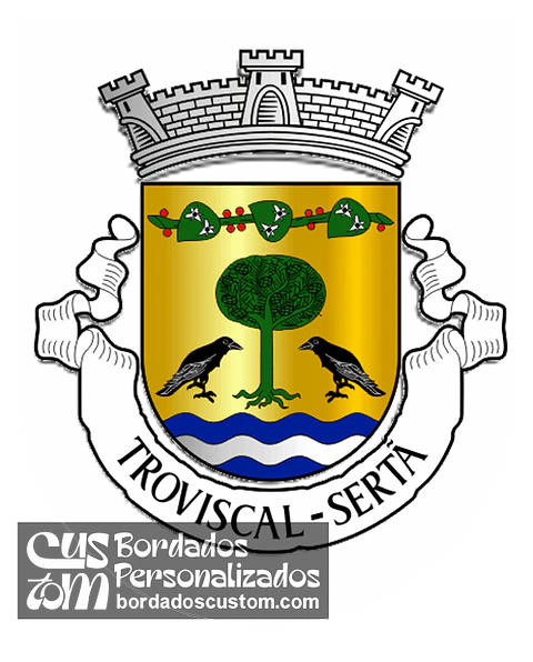 Emblema Bordado Freguesia de Troviscal (Sertã, Castelo Branco)