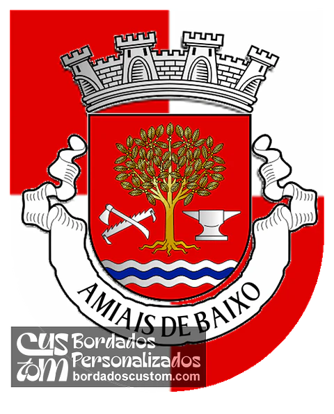 Emblema Bordado Freguesia de Amiais de Baixo (Santarém, Santarém)
