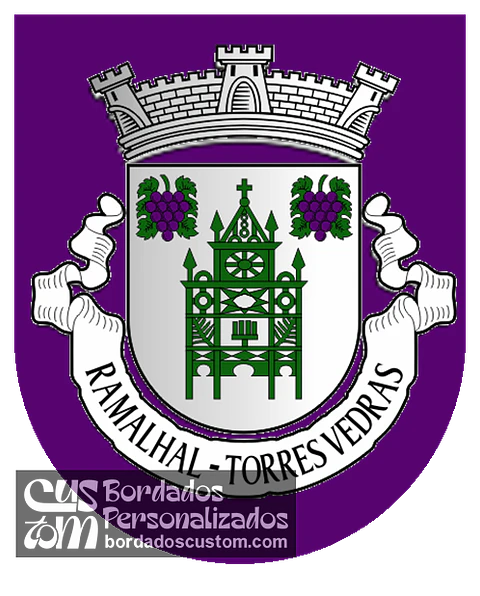 Emblema Bordado Freguesia de Ramalhal (Torres Vedras, Lisboa)