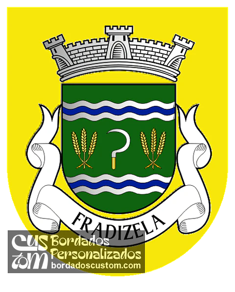 Emblema Bordado Freguesia de Fradizela (Mirandela, Bragança)
