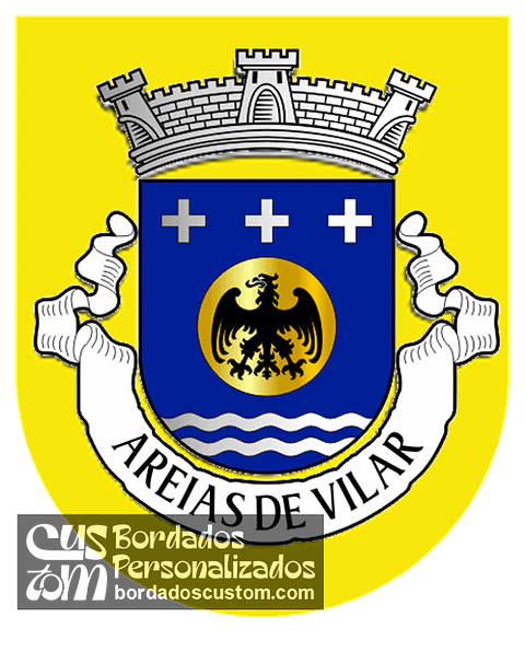 Emblema Bordado Antiga Freguesia de Areias de Vilar (Barcelos, Braga)