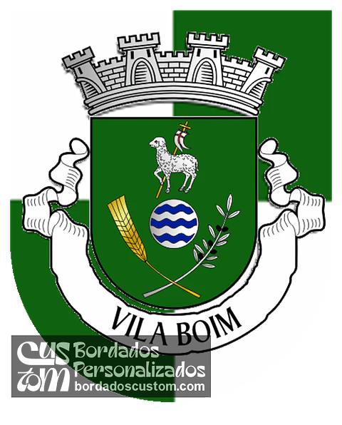 Emblema Bordado Antiga Freguesia de Vila Boim (Elvas, Portalegre)