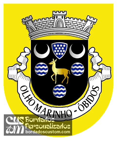 Emblema Bordado Freguesia de Olho Marinho (Óbidos, Leiria)
