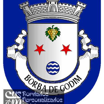 Emblema Bordado Antiga Freguesia de Borba de Godim (Felgueiras, Porto) 1
