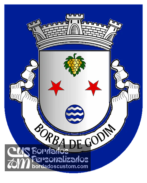 Emblema Bordado Antiga Freguesia de Borba de Godim (Felgueiras, Porto)