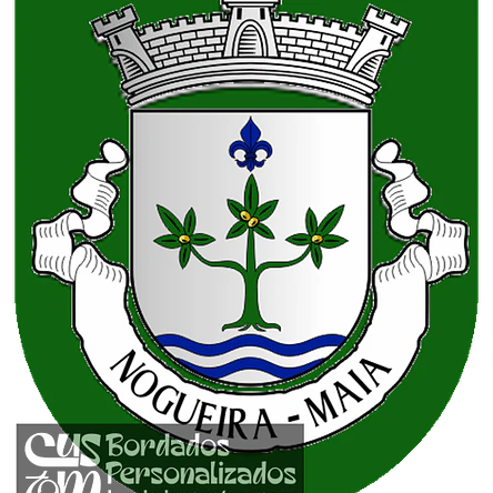 Emblema Bordado Antiga Freguesia de Nogueira (Maia, Porto) 1