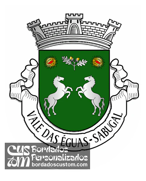 Emblema Bordado Antiga Freguesia de Vale das Éguas (Sabugal, Guarda)