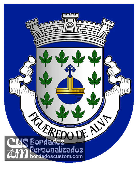 Emblema Bordado Freguesia de Figueiredo de Alva (São Pedro do Sul, Viseu)