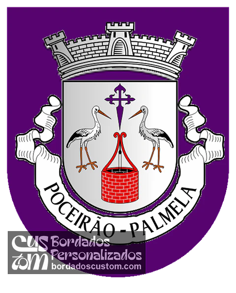 Emblema Bordado Antiga Freguesia de Poceirão (Palmela, Setúbal)