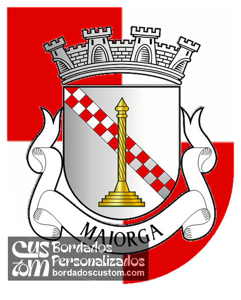 Emblema Bordado Freguesia de Maiorga (Alcobaça, Leiria)