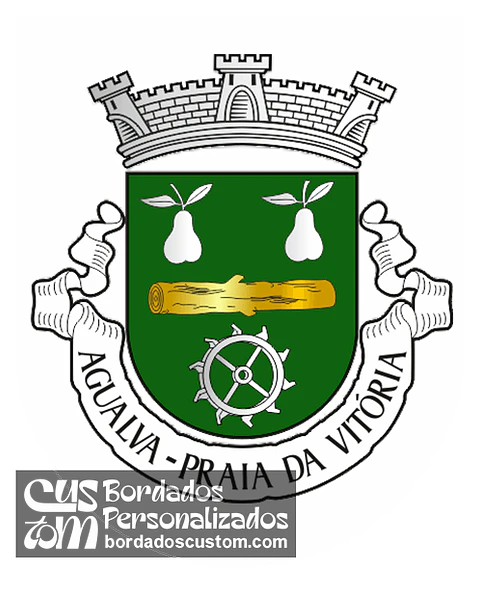 Emblema Bordado Freguesia de Agualva (Praia da Vitória, Açores)