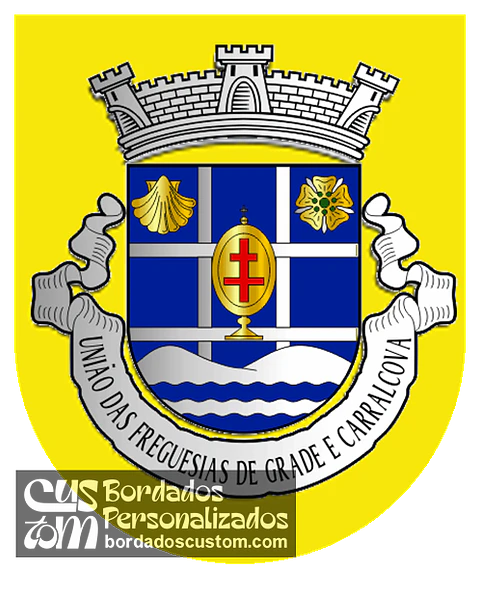 Emblema Bordado Freguesia de Grade e Carralcova (Arcos de Valdevez, Viana do Castelo)