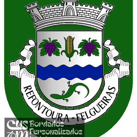 Emblema Bordado Freguesia de Refontoura (Felgueiras, Porto) 1