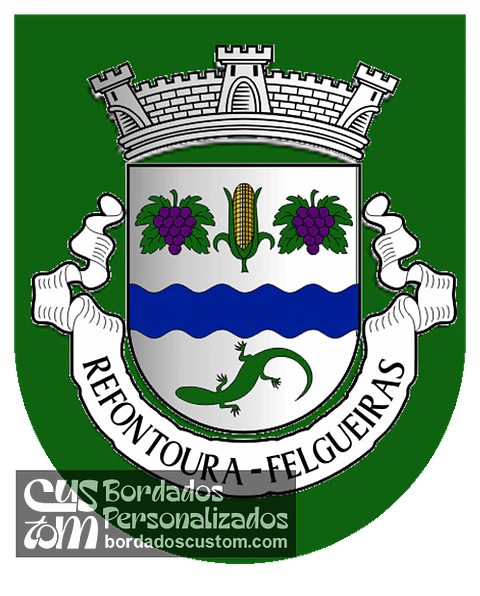 Emblema Bordado Freguesia de Refontoura (Felgueiras, Porto)