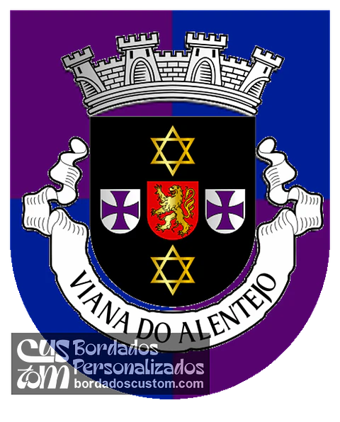 Emblema Bordado Município de Viana do Alentejo (Évora)