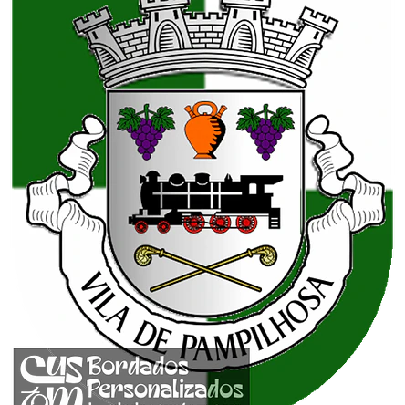 Emblema Bordado Freguesia de Pampilhosa (Mealhada, Aveiro) 1