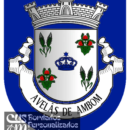 Emblema Bordado Antiga Freguesia de Avelãs de Ambom (Guarda, Guarda) 1