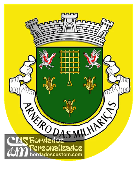 Emblema Bordado Freguesia de Arneiro das Milhariças (Santarém, Santarém)