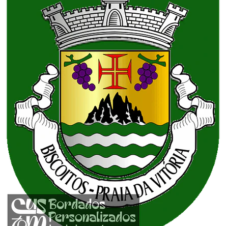 Emblema Bordado Freguesia de Biscoitos (Praia da Vitória, Açores) 1