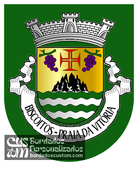 Emblema Bordado Freguesia de Biscoitos (Praia da Vitória, Açores)