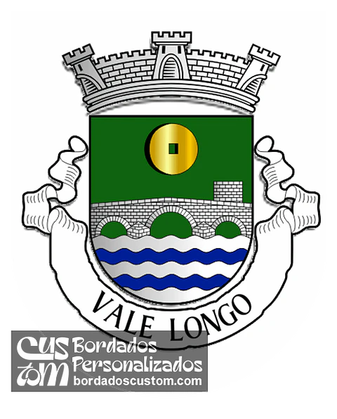 Emblema Bordado Antiga Freguesia de Vale Longo (Sabugal, Guarda)