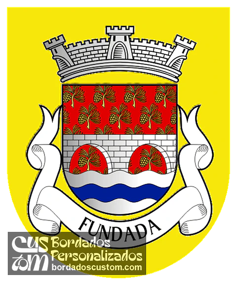 Emblema Bordado Freguesia de Fundada (Vila de Rei, Castelo Branco)