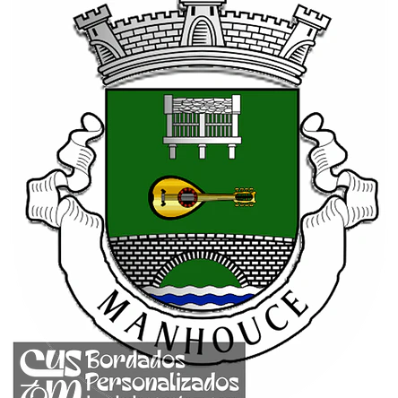 Emblema Bordado Freguesia de Manhouce (São Pedro do Sul, Viseu) 1