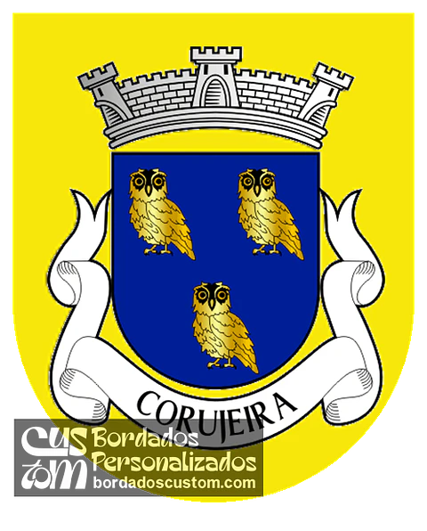Emblema Bordado Antiga Freguesia de Corujeira (Guarda, Guarda)
