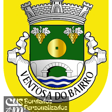 Emblema Bordado Antiga Freguesia de Ventosa do Bairro (Mealhada, Aveiro) 1