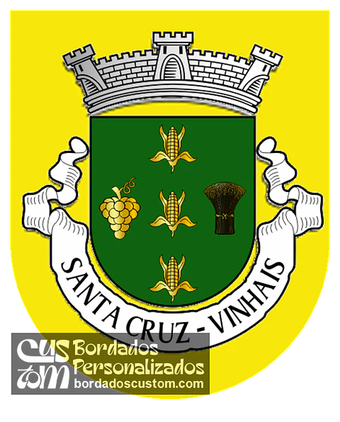Emblema Bordado Antiga Freguesia de Santa Cruz (Vinhais, Bragança)
