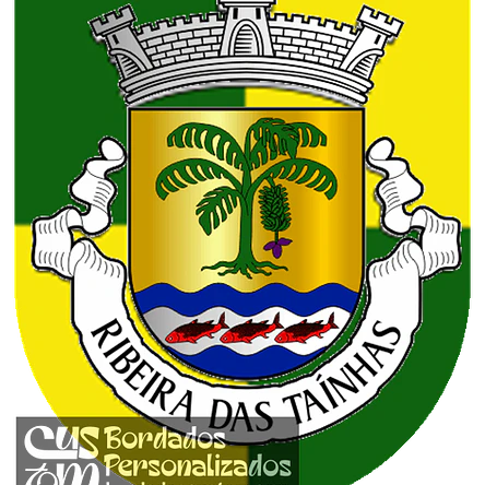 Emblema Bordado Freguesia de Ribeira das Taínhas (Vila Franca do Campo, Açores) 1