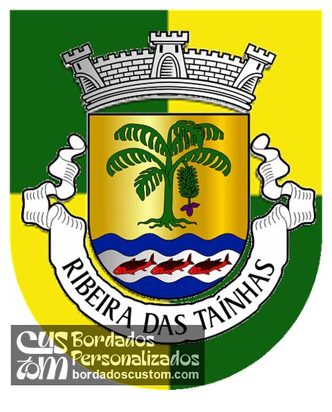 Emblema Bordado Freguesia de Ribeira das Taínhas (Vila Franca do Campo, Açores)