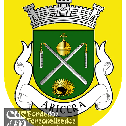 Emblema Bordado Antiga Freguesia de Aricera (Armamar, Viseu) 1