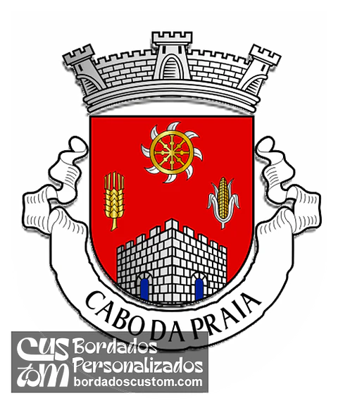 Emblema Bordado Freguesia de Cabo da Praia (Praia da Vitória, Açores)