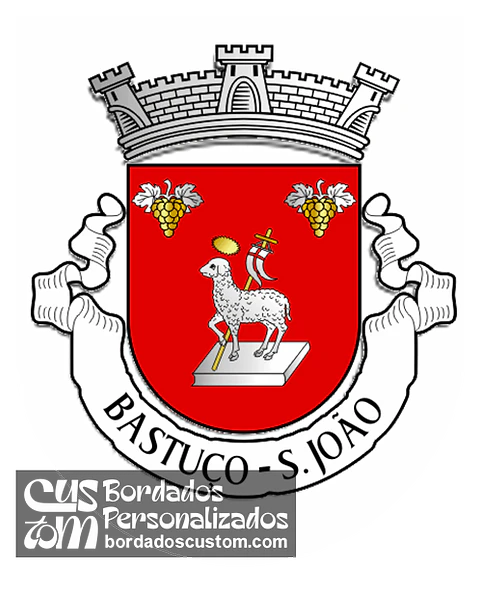 Emblema Bordado Antiga Freguesia de Bastuço (São João) (Barcelos, Braga)