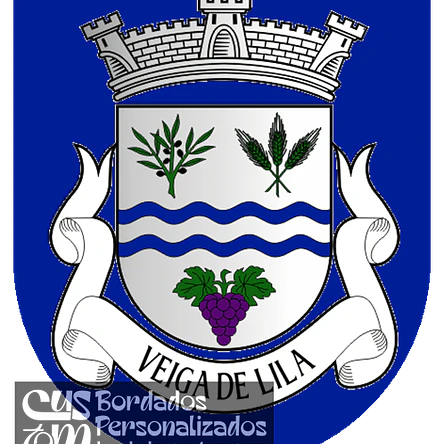 Emblema Bordado Freguesia de Veiga de Lila (Valpaços, Vila Real) 1
