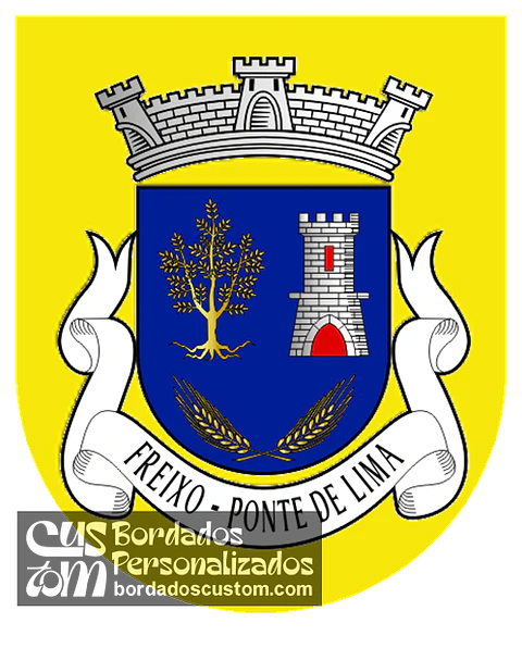 Emblema Bordado Antiga Freguesia de Freixo (Ponte de Lima, Viana do Castelo)