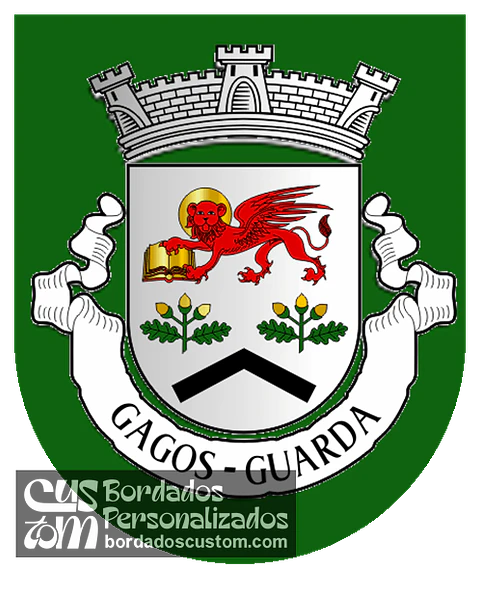 Emblema Bordado Antiga Freguesia de Gagos (Guarda, Guarda)