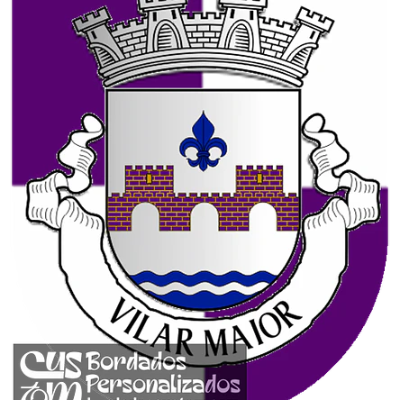 Emblema Bordado Antiga Freguesia de Vilar Maior (Sabugal, Guarda) 1