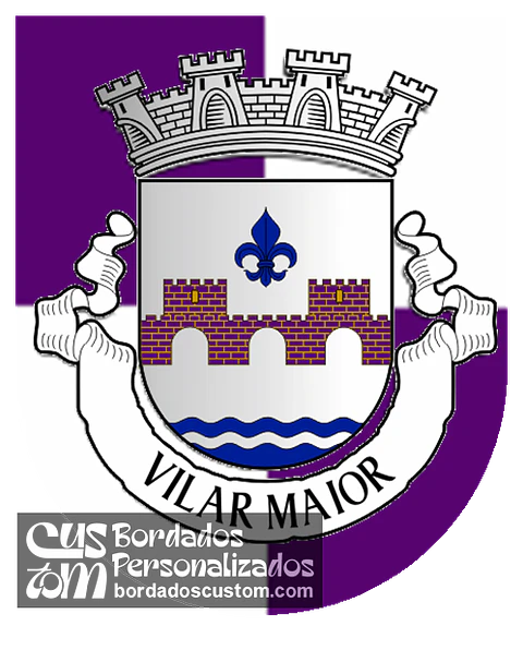 Emblema Bordado Antiga Freguesia de Vilar Maior (Sabugal, Guarda)
