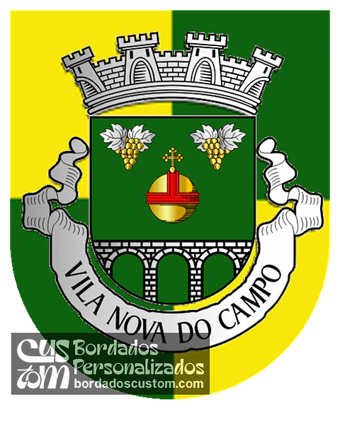 Emblema Bordado Freguesia de Vila Nova do Campo (Santo Tirso, Porto)